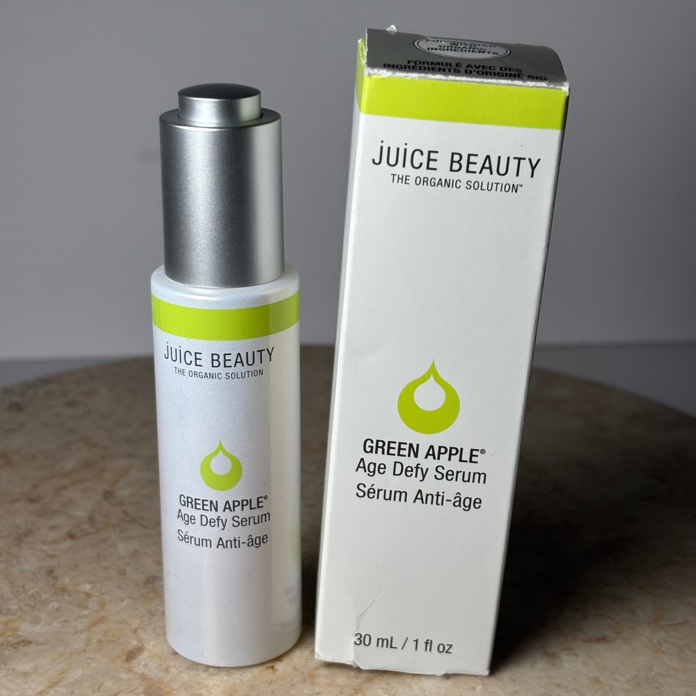 Juice Beauty Green Apple Age Defy Serum 1oz 30mL Vegan Organic Anti-Aging Serum